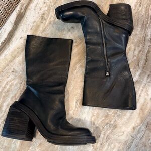 Marsell Black Heeled Boots